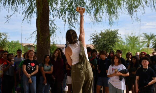 Arizona college students walkout in protest of recent anti-LGBTQ legal guidelines